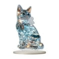 thumbnail image 3 of Decoración de animales acrílicos 2d plano atractivo decoración de mesa adorno para el gabinete de restaurantes estantes navideñas Gatito, 3 of 8