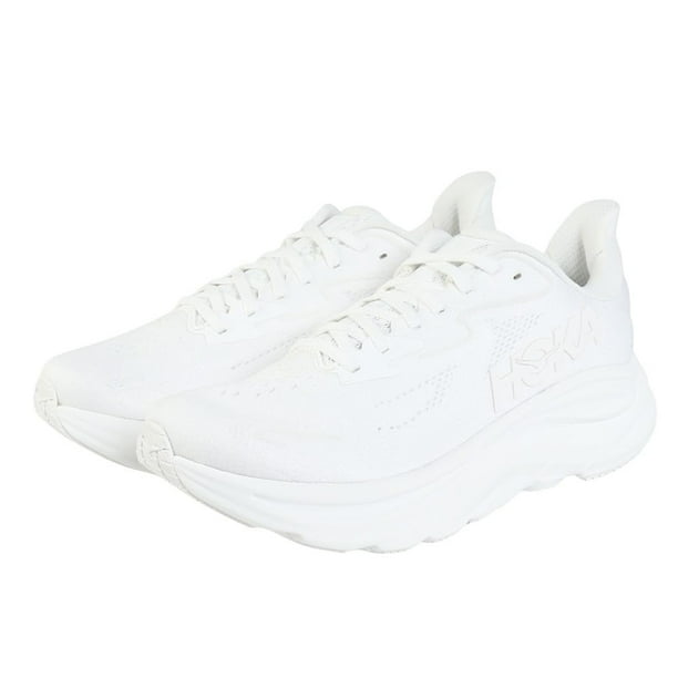 Zapatilla HOKA Clifton 10 para hombre blanca/blanca talla 9