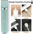 thumbnail image 4 of Pet Clippers Kit，Pet Clippers Grooming Kit Hair Clipper-Low Noise Paw Trimmer- Rechargeable - Cordless Silent Nail Sharpener Shaver, 4 of 5