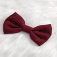 thumbnail image 4 of MesaSe Automne Bébé Filles Princesse Robe 2pcs Volant à Manches Longues Bouton Velours Côtelé une Ligne Robe Bandeau Vin Rouge 2-3 Ans, 4 of 9