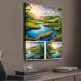 thumbnail image 2 of Modern Canvas Wall Art River Landscape Print For Bedroom Living Room Decoration, 2 of 8