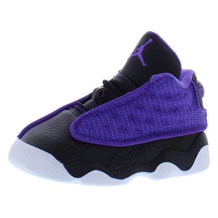 Nike Jordan 13 Retro Infant/Toddler Shoes Size 9, Color: Purple Venom/Black/White