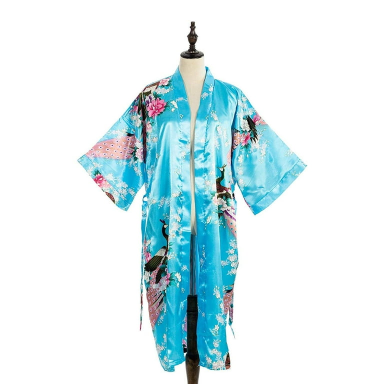 blue dress for baby girl Anchor Dream Kimono Robe