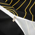 thumbnail image 4 of Homewish Black Golden Stripes Bedding,Abstract Artwork Duvet Cover Full,Black Reversible,3 Pieces,1 Duvet Cover and 2 Pillowcases, 4 of 6