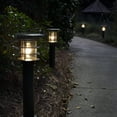 thumbnail image 4 of Black Stainless-Steel Bollard Solar Light with EZ Anchor, 4 of 12
