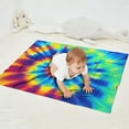 thumbnail image 2 of Colorful Rainbow Tie Dye Spiral Pattern Blanket,Comfortable Soft Flannel Throw Blanket,All Season,Warm Lightweight Blankets for Sofa Bed Couch Living Room Chair,30"x40", 2 of 4
