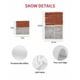 thumbnail image 7 of Brown Striped Kitchen Dish Towels for Drying Dishes Set of 3, Farmhouse Stripes Modern Abstract Art Waffle Weave Microfiber Hand Tea Bathroom Towels Quick Dry & Absorbent Towel 12x12, 7 of 7