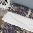 thumbnail image 4 of Designart "Majestic Glamour In Deep Purple" Paisley Bedding Covert Set - Traditional Bed Set With 2 Shams, 4 of 5