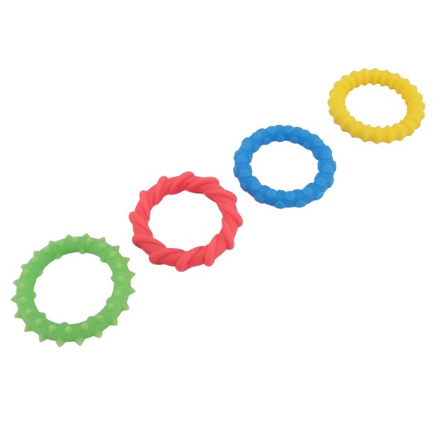 Juguetes De Pulsera Sensorial, Anillos Sensoriales Para Niños, 4 Piezas Con Textura Para Niños