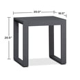 thumbnail image 4 of Real Flame Baltic Aluminum Patio End Table in Gray (Set of 2), 4 of 4
