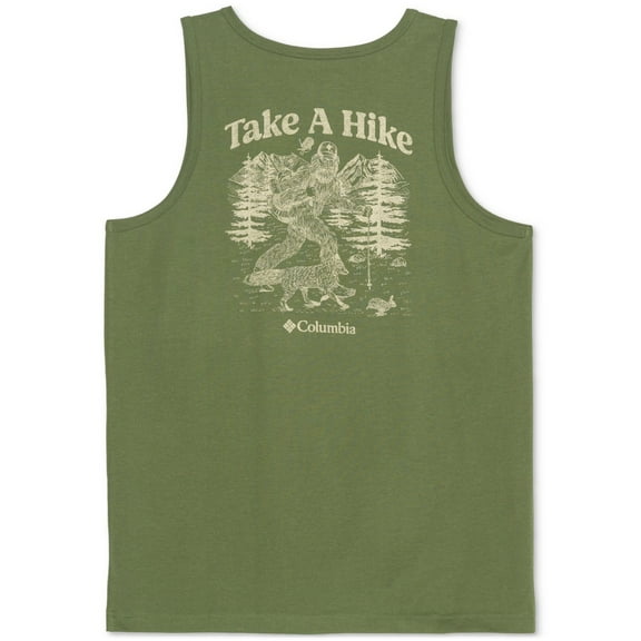 Columbia Men's Sleeveless Tank Top Shirt Large Green Solid