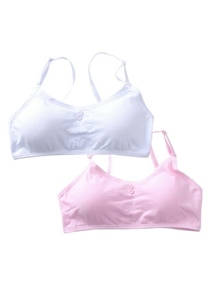 Wuffmeow 5pcs/set Training Bras for Girls Teen Underwear Young Girl Bra Top  
