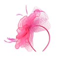 thumbnail image 3 of Diadema Artificiales de y Malla de Fascinator Headband Decoración de cabellero de de Cóctel de Noche Rosado Yotijar Lady Headband, 3 of 10