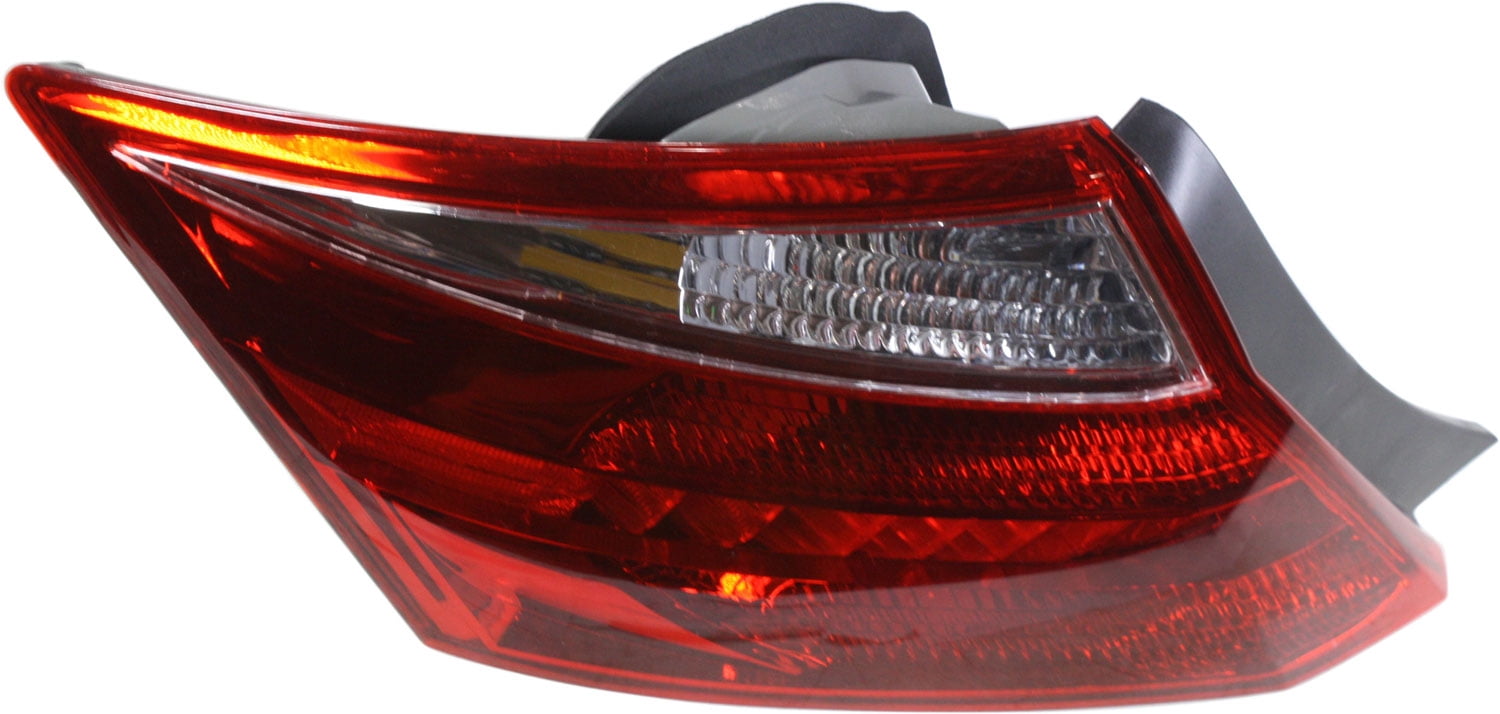Tail Light Compatible With 2008-2010 Honda Accord Left Driver With bulb(s)