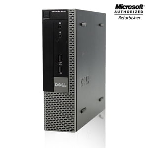 Dell Optiplex 9010 USFF Base informatique de bureau i7 3770S 4GB RAM NEW 480GB SSD DVD Windows 10 HOME NEW Clavier, souris, cordon de puissance,WiFi Rénovés