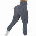 thumbnail image 6 of Top-kevin Women's Tummy Control Leggings Solid High Waist Sports Legging Pants , High Stretch Seamless Yoga Leggings, Ladies Sportswear for Indoor Outdoor Wear, Gym Clothes, 6 of 10