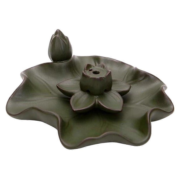 1pc Multifunctional Incense Holder Backflow Incense Burner Coil Incense Holder Aroma Therapy Supplies Ceramic Ornament