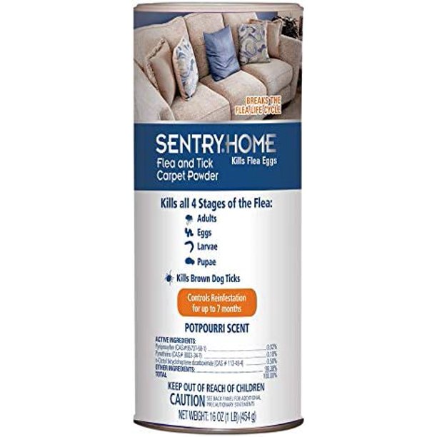 Sergeant's Pet 3235 Flea & Tick Carpet Powder 16Oz