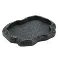 thumbnail image 5 of Kritne Reptile Feeder, Resin Reptile Bowl, Resin Durable Reptile Rock Food and Water Dish Feeder Bowl for Tortoise Lizard, 5 of 8