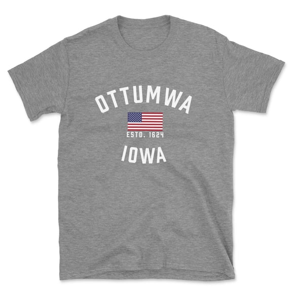Ottumwa Iowa Patriot Men's Cotton T-Shirt