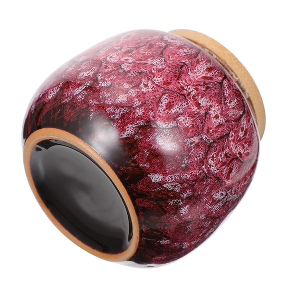 LOLIPPYY vintage sealed jar Tea Jar Pink Ceramic Food Storage 1Pcs