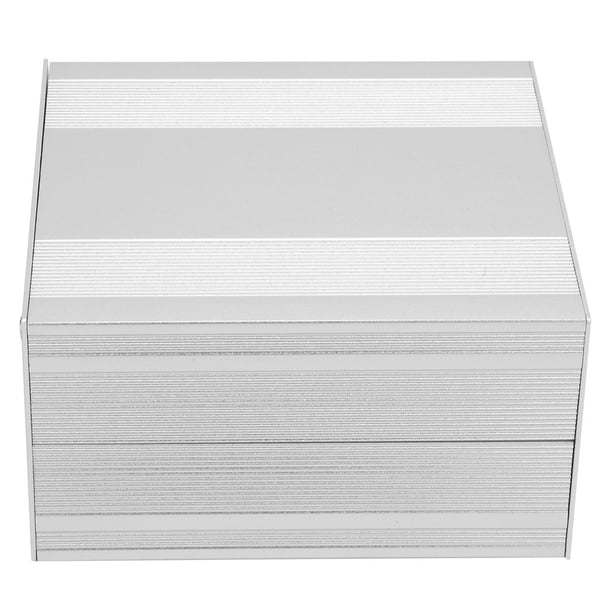 Aluminum Box- Printed Circuit Board Instrument Box Aluminum Casing Cooling Box Electronic Project Enclosure Case B09hv3rcfm