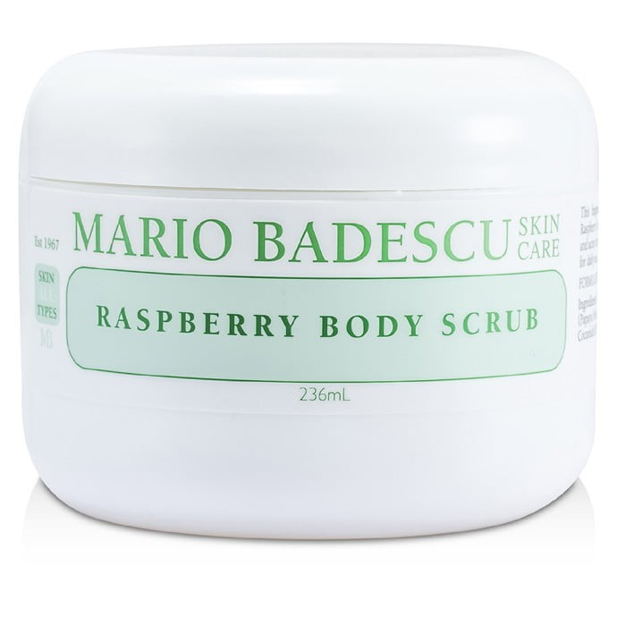 Mario Badescu Skin Softening Raspberry Body Scrub - For All Skin Types 8 oz