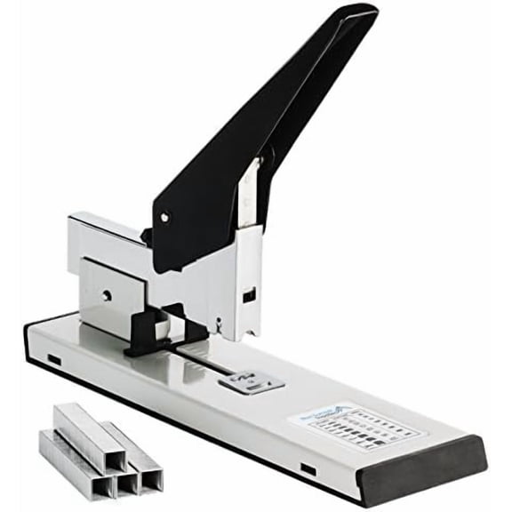 Heavy Duty Stapler, 200 Sheet Capacity, 2000 Staples Included, Tan$$Office
