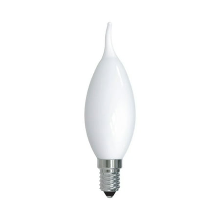 

5W Led Ca10 3000K Filament E12 Milky Fully Compatible Dimming Pack of 6