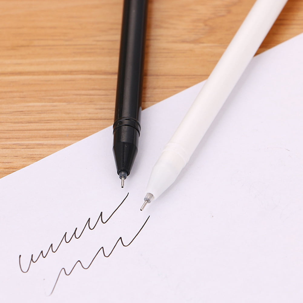 2PCS Key Design Gel Pens Black Ink Student Study Office Sign Writting Rollerball 