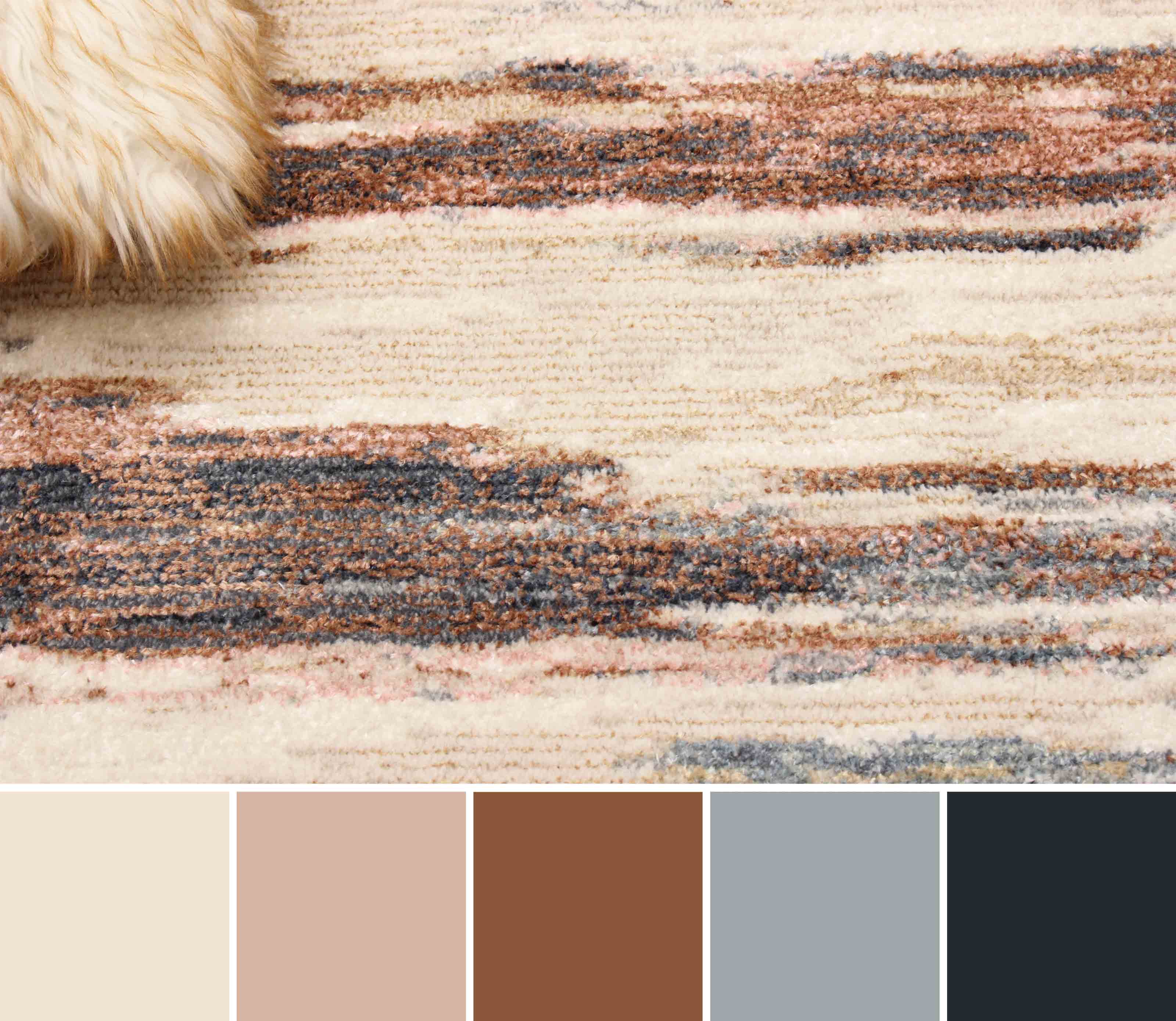 ECARPET Atelier Contemporary/Modern Area Rug for Living Room, Bedroom, Dining Room, Entrance, Hallway and More.