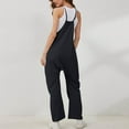 thumbnail image 4 of Prolriy Jumpsuits for Women, Casual Summer Jumpsuits Sleeveless Loose Spaghetti Strap Overalls Jumpers Womens Jumpsuit Black L, 4 of 6