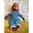 thumbnail image 5 of Muñeco Chucky Cicatrizado Cuerpo de Felpa de 80 cm con Huellas y Agujetas Reales, 5 of 5