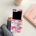 thumbnail image 1 of 2024 For Samsung Galaxy Z Flip 5 4 5G 3 Z Fold 5 4 5G 3 Sanrio Hello Kitty Protection Full Cover Hard PC Shockproof Transparent Case LXY, 1 of 7