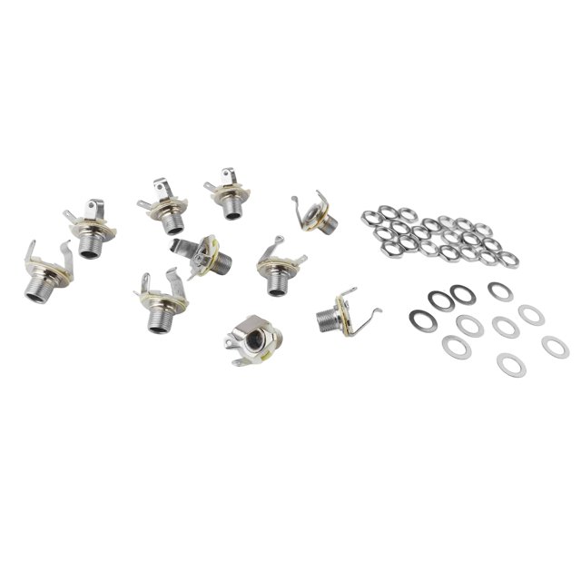 Juego de 10 conectores para guitarra eléctrica, conector para guitarra, conector para guitarra, innovación moderna