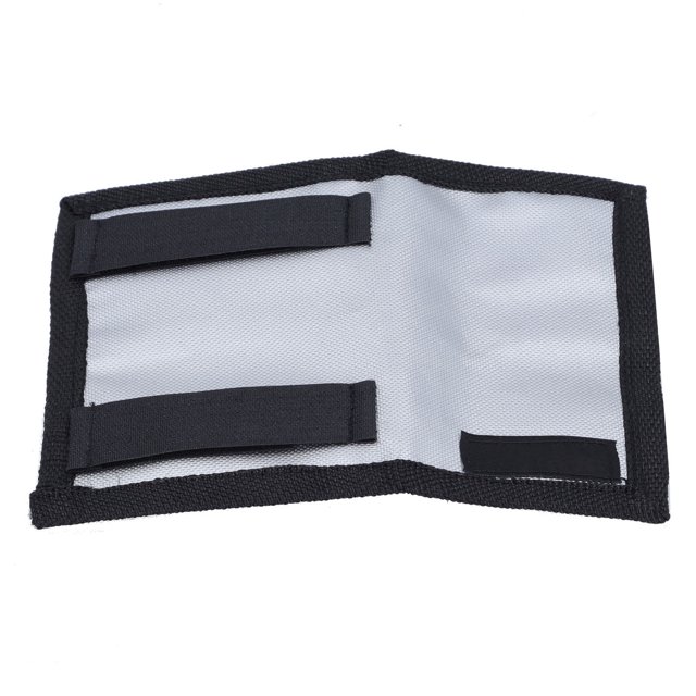 Battery Holder, Hook and Loop Fasteners Back Oxford Fabric Battery Pouch Case Compact for Indoor Outdoor Use