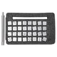 thumbnail image 1 of Sellos Artesanales De Cuero Herramienta De Repujado De Cuero 32pcs Sellos Artesanales De Cuero Aleación De Zinc DIY Estampado Tallado Relieve Molde Mango Herramientas Kit ANGGREK 12345678, 1 of 8