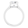 thumbnail image 5 of Silvago Jewelry 1.93 Ct Round Cut Moissanite Ring for Women's - Beautiful 14K White Gold Plated Bezel Set Simple Wedding Rings - Timeless Engagement Wedding White Moissanite Ring for Women's, 5 of 5