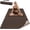 Dark Brown+Beige, variant on Yoga Mat Thick, 72"x32"x0.4"Th (10mm), Wide Non-Slip Exercise Mat with Carry Strap, Double-Sided POE Fitness Mat for Yoga, Pilates & Floor Workouts