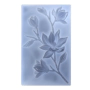 Mold Epoxy Molds Camellia Silicone Resin Casting Making Tray Jewelry Ringflower Base Diy Coaster Tool Ornament Mould
