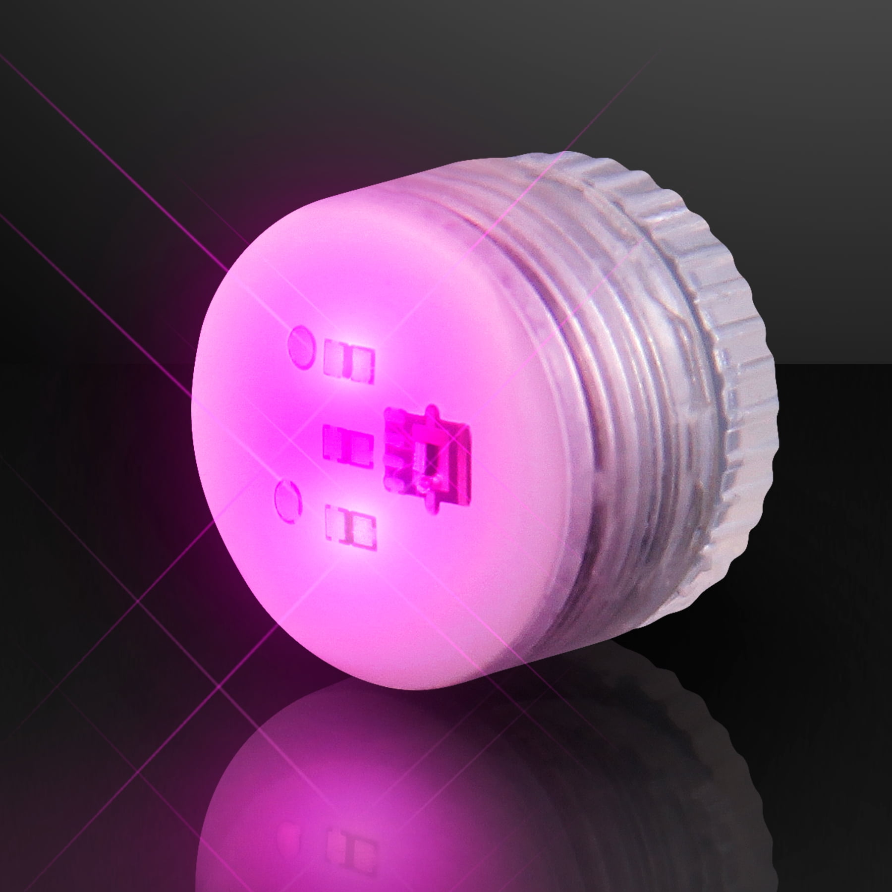 FlashingBlinkyLights Set of 25 Pink Flashing LEDs for Arts & Craft