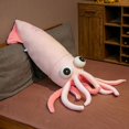 thumbnail image 3 of Muñeco de calamar de felpa suave para niños, pulpo de sepia de juguete de 70/90/110/130cm, regalo de cumpleaños, 3 of 5