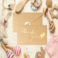 thumbnail image 2 of xianyou-Baby Shower Thank You Cards with Envelopes, 12 Pack Kraft Thank You Cards Bulk with Stickers, 4X6 Inch Thank You Notes for Baby Shower Thank You Gifts, 2 of 4