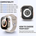 thumbnail image 2 of XiHAMA Waterproof Case Compatible with Apple Watch SE (2nd Gen) Series 6 5 4 Screen Protector, Tempered Glass Hard PC Bumper Face Cover, 2 of 7