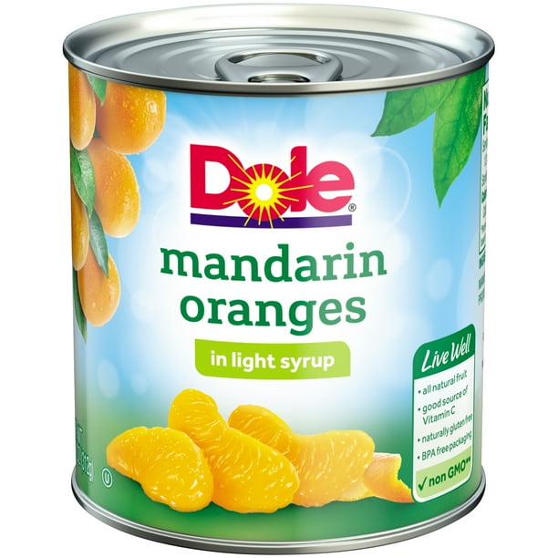 Dole Mandarin Oranges in Light Syrup 11 oz. Can