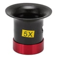 thumbnail image 2 of LYUMO Watch Loupe,Watchmakers Repair Eye Loupe,Watch Loupe 5x Magnifying Rounded Edges Red Black Aluminum Housing Watchmakers Repair Eye Loupe For Detail, 2 of 8