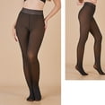 thumbnail image 3 of Juslio Winter Tights for Women Sheer Pantyhose Stockings Free Size Brown, 3 of 9
