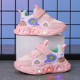 thumbnail image 6 of HZLPFO Light Up Shoes Boys Girls Sneakers for Kids Non-Slip Tennis Shoes Fashion Lightweight Breathable Running Sport Athletic(Pink,Size 7), 6 of 7