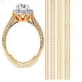 thumbnail image 4 of Hi,Fancy Ring Size Adjuster Loose Rings Guard Spacer Sizer Fitter 12Pcs Gold, 4 of 9