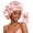 Creamy Pink, variant on Satin Curly Hair Bonnet for Sleeping Anti-Frizz